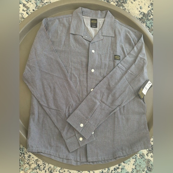 RVCA NWT DAYSHIFT STRIPE II L/S SHIRT Size M - Picture 2 of 12